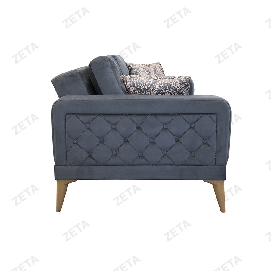 Диван трёхместный "K.Empoli" (графит) (Турция)