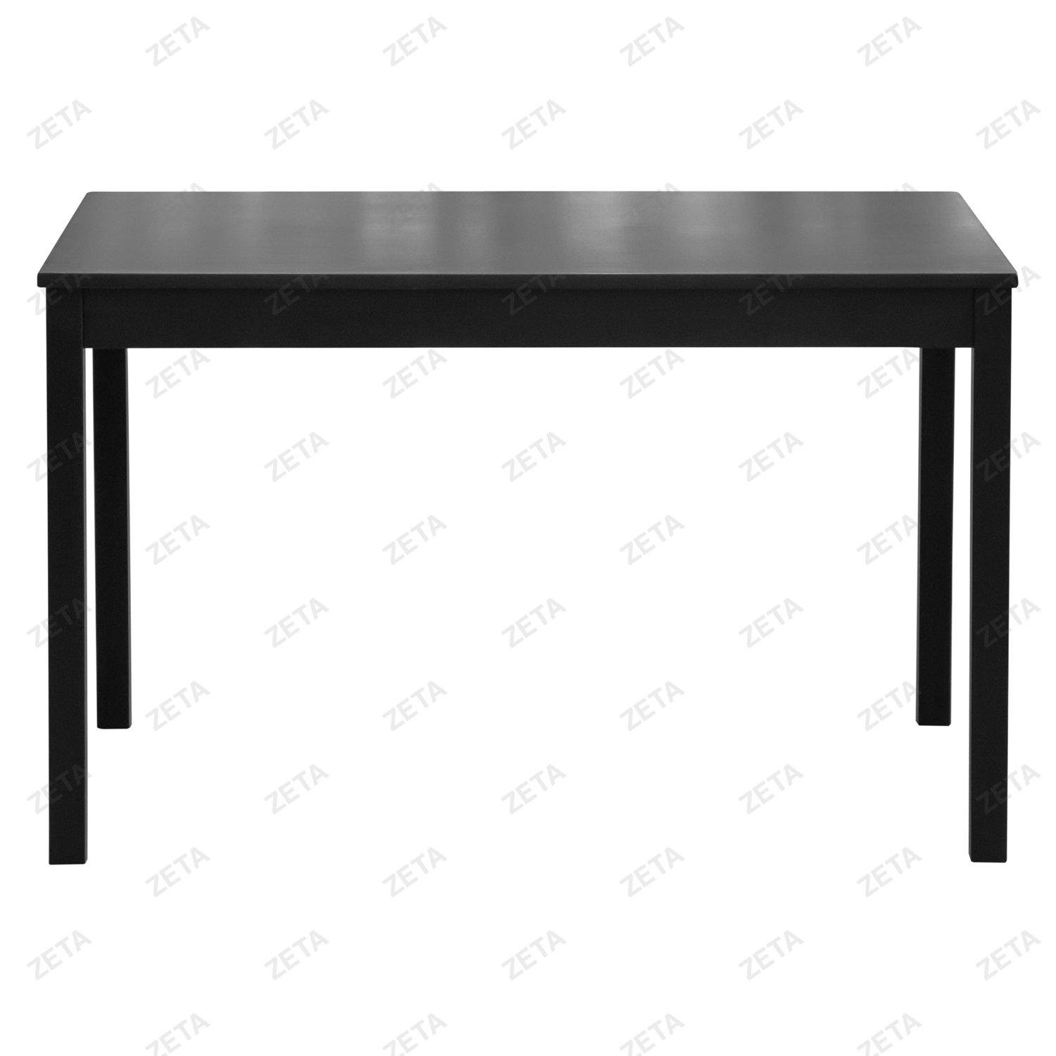 Столовый комплект от производителей IKEA: стол + 4 стула "Ladder Back" (чёрный) (ВИ)